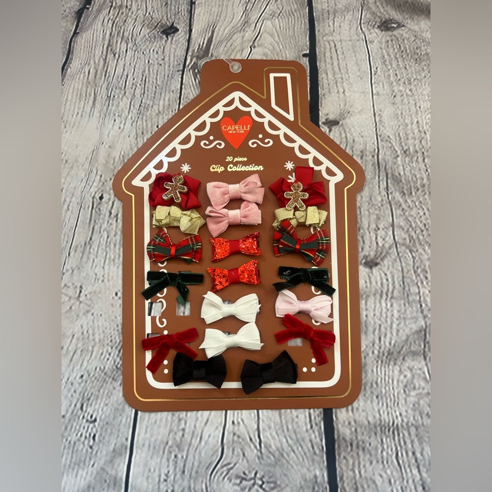 NEW HAIR BOWS 20 PIECE SET - Picture 1 of 4